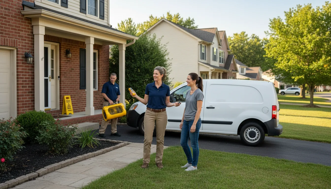 Residential water damage restoration in Francestown, NH